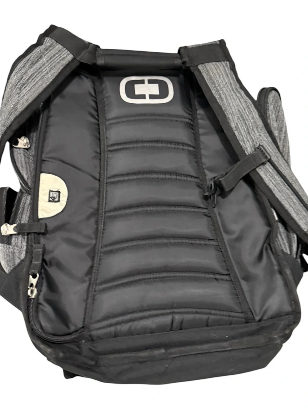 OGIO Gray WestRock Striped Laptop Backpack